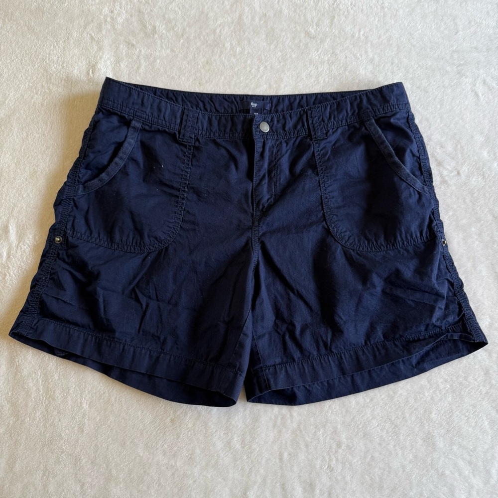 GAP Women's Dark Navy Casual Utility Shorts